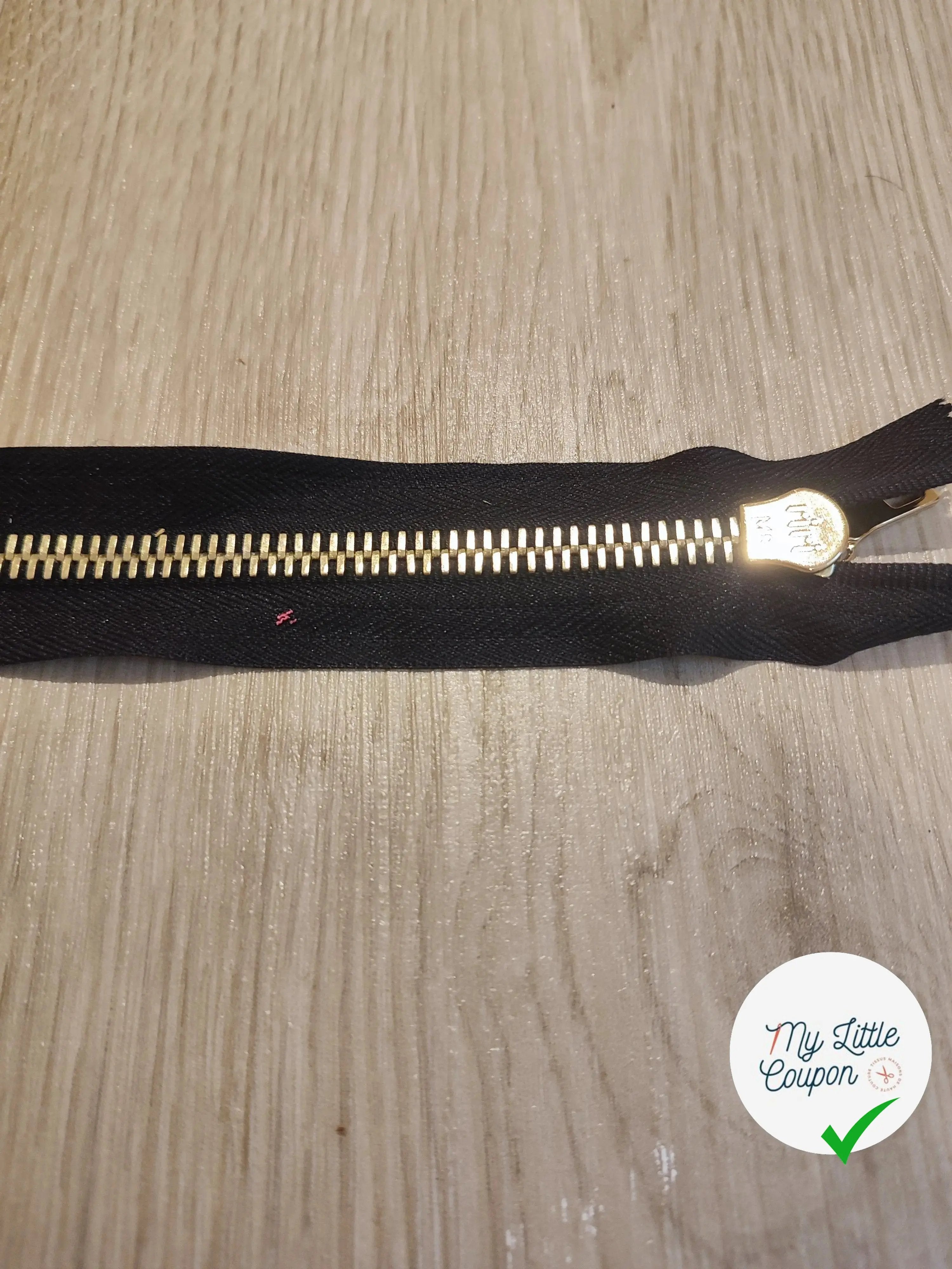 FERMETURE RIRI METAL SÉPARABLE 90CM NOIR M8 - My Little Coupon
