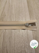 FERMETURE RIRI METAL SÉPARABLE 50CM BEIGE ROSÉ M6 - My Little Coupon