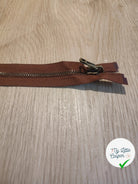 (Copie) FERMETURE RIRI METAL SÉPARABLE RÉVERSIBLE 90CM MARRON - My Little Coupon