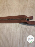 (Copie) FERMETURE RIRI METAL SÉPARABLE RÉVERSIBLE 90CM MARRON - My Little Coupon