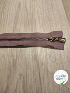 FERMETURE RIRI METAL SÉPARABLE 60CM VIOLET LAVANDE - My Little Coupon