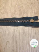 FERMETURE RIRI METAL SÉPARABLE 65CM VERT FONCÉ - My Little Coupon