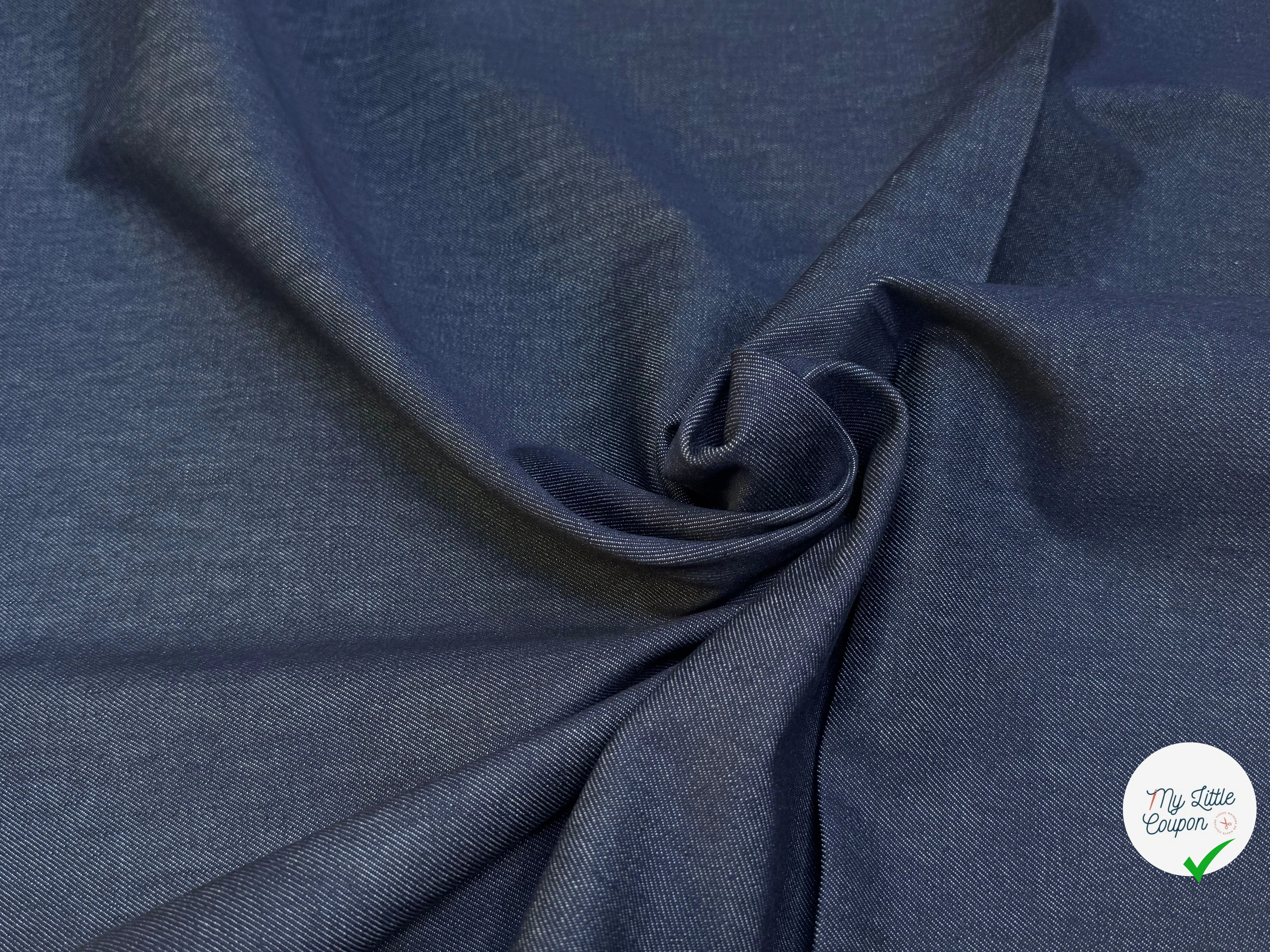 DENIM 97% COTON STRETCH MARINE/SIOUX 730 - My Little Coupon
