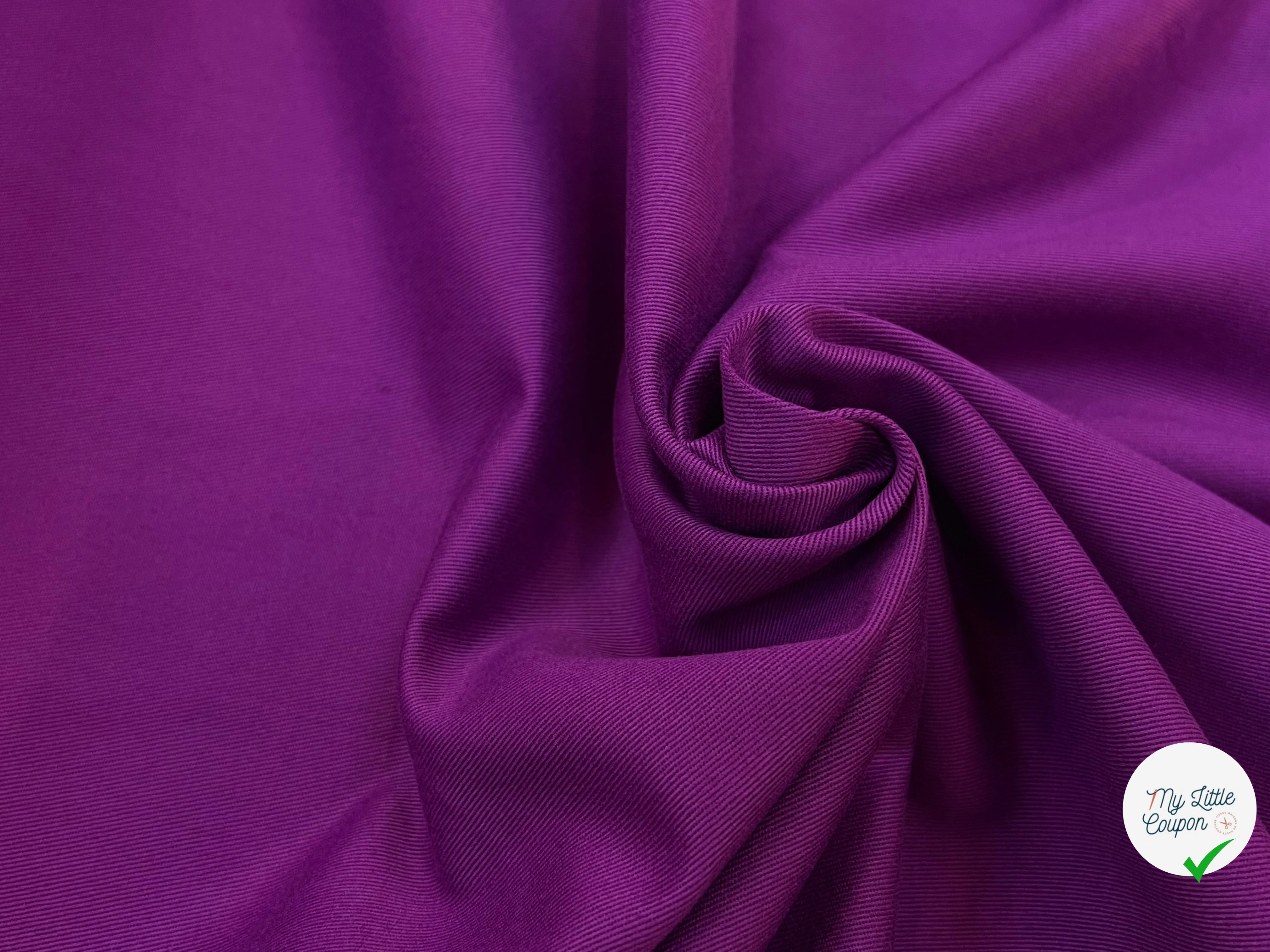 DENIM COTON GRATTÉ AMETHYSTE TOUT DOUX 100% COTON - My Little Coupon