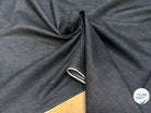 DENIM COTON LÉGÈREMENT STRETCH UNIVERSE/ANTRACITE 99% COTON - My Little Coupon