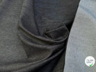 DENIM COTON NOIR ANTHRACITE LÉGÈREMENT STRETCH 78% COTON - My Little Coupon