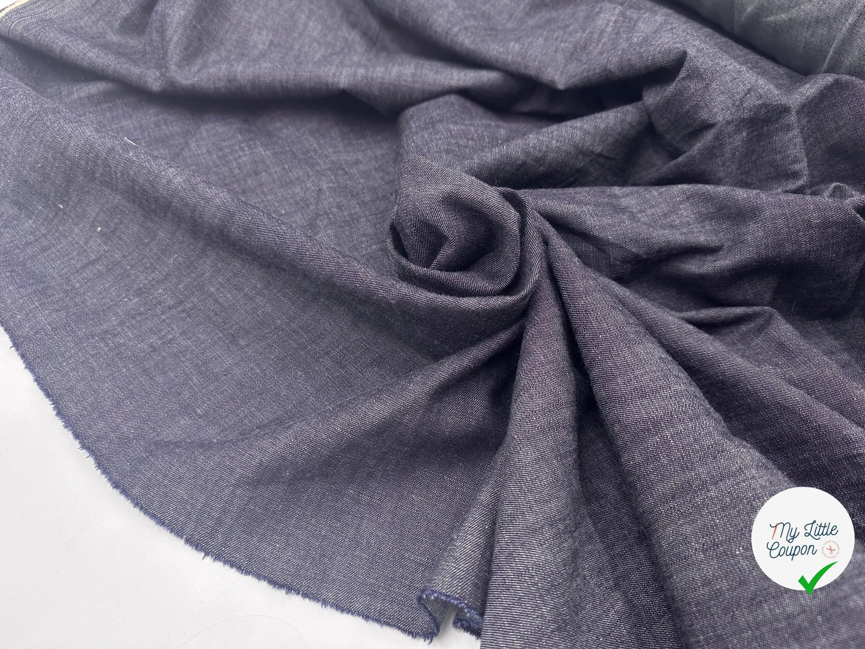 DENIM QUALITÉ BLUE 11Oz - My Little Coupon - tissu - coudre