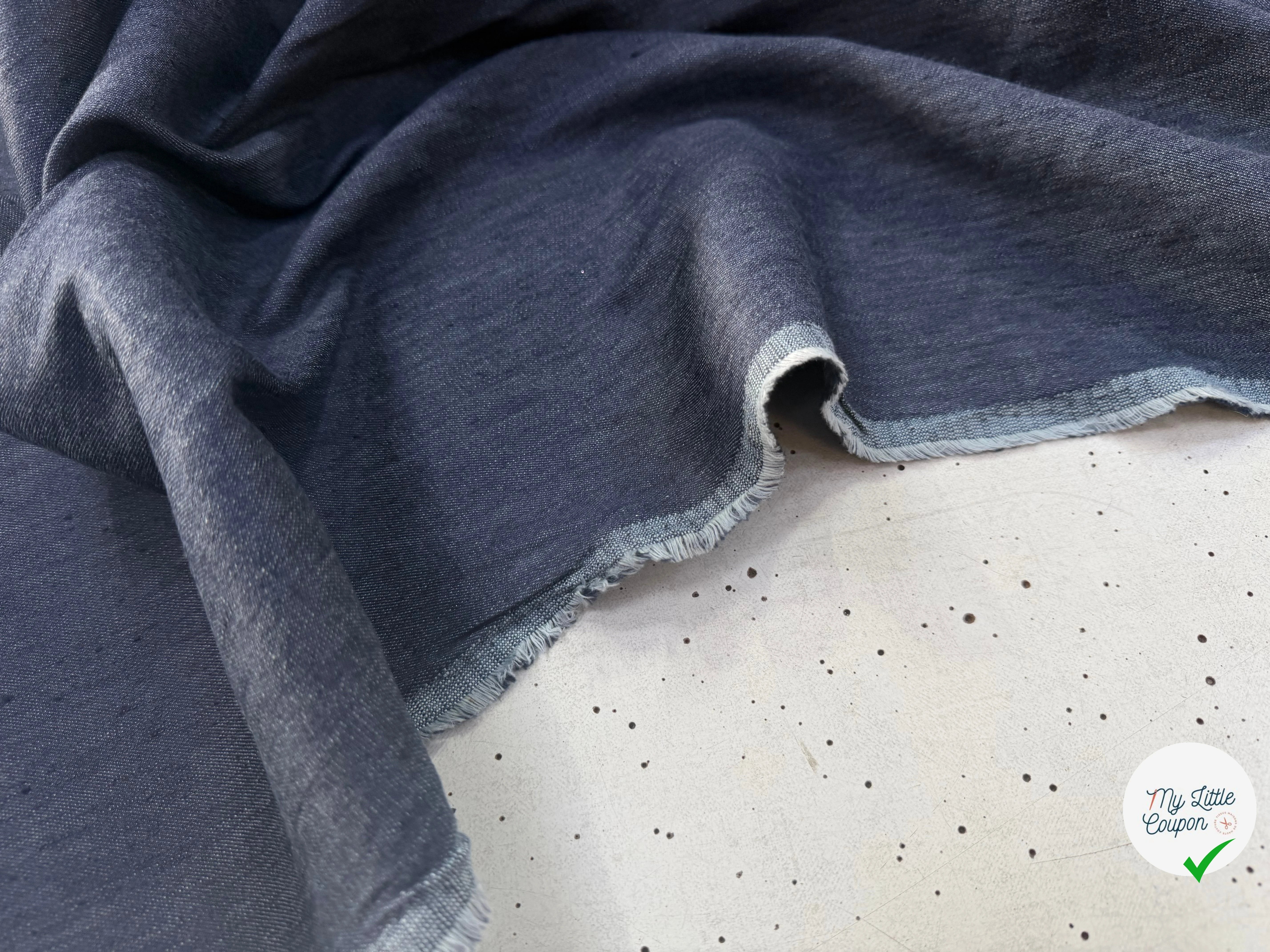 DENIM STRETCH BLEU 135 COTON - My Little Coupon