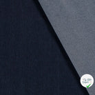 DENIM STRETCH PRÉ-LAVÉ BLEU MARINE 70% COTON - My Little Coupon