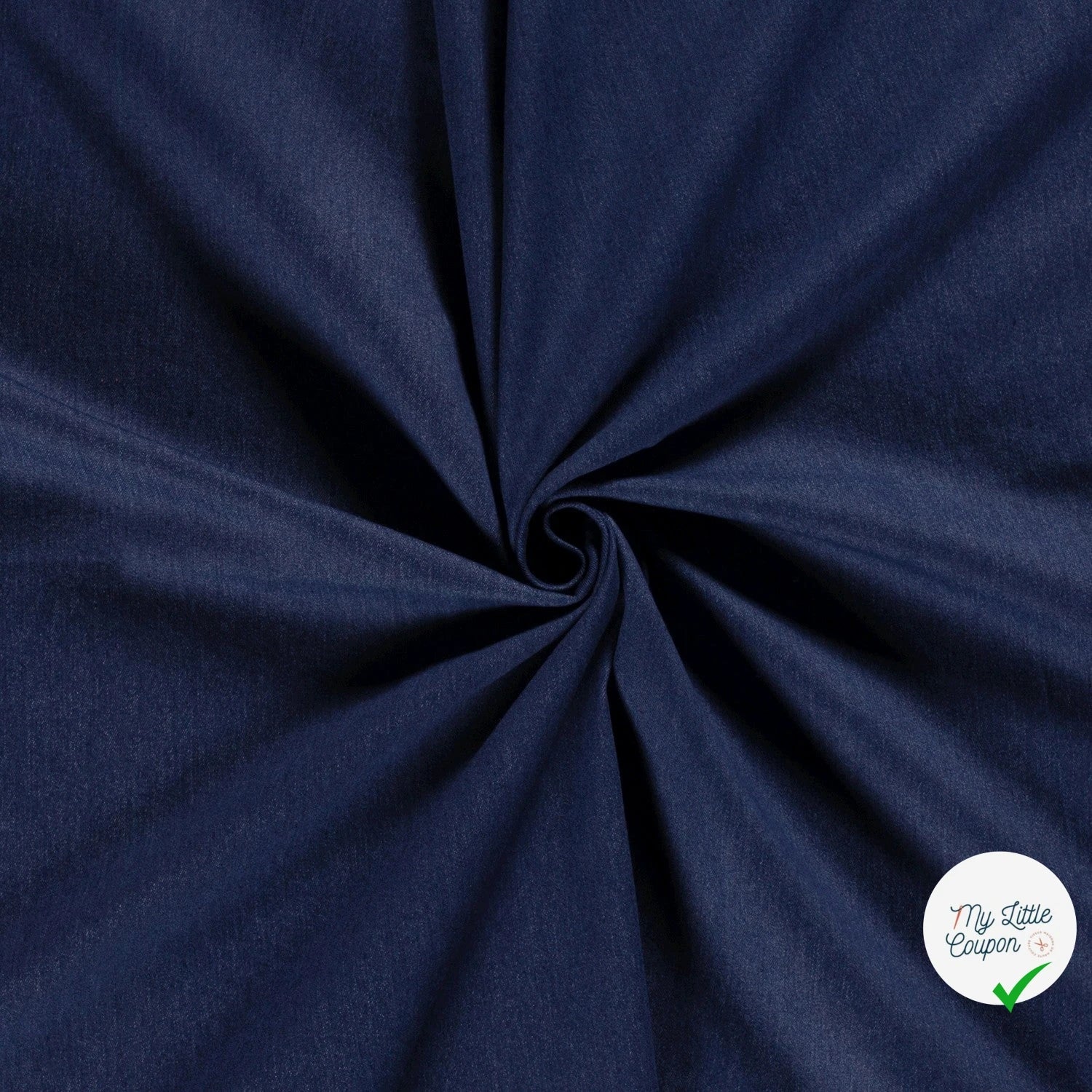 DENIM STRETCH PRÉ-LAVÉ INDIGO 70% COTON - My Little Coupon