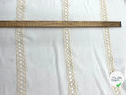 DENTELLE À BASE LOSANGE SUR CRÊPE - My Little Coupon - tissu - coudre