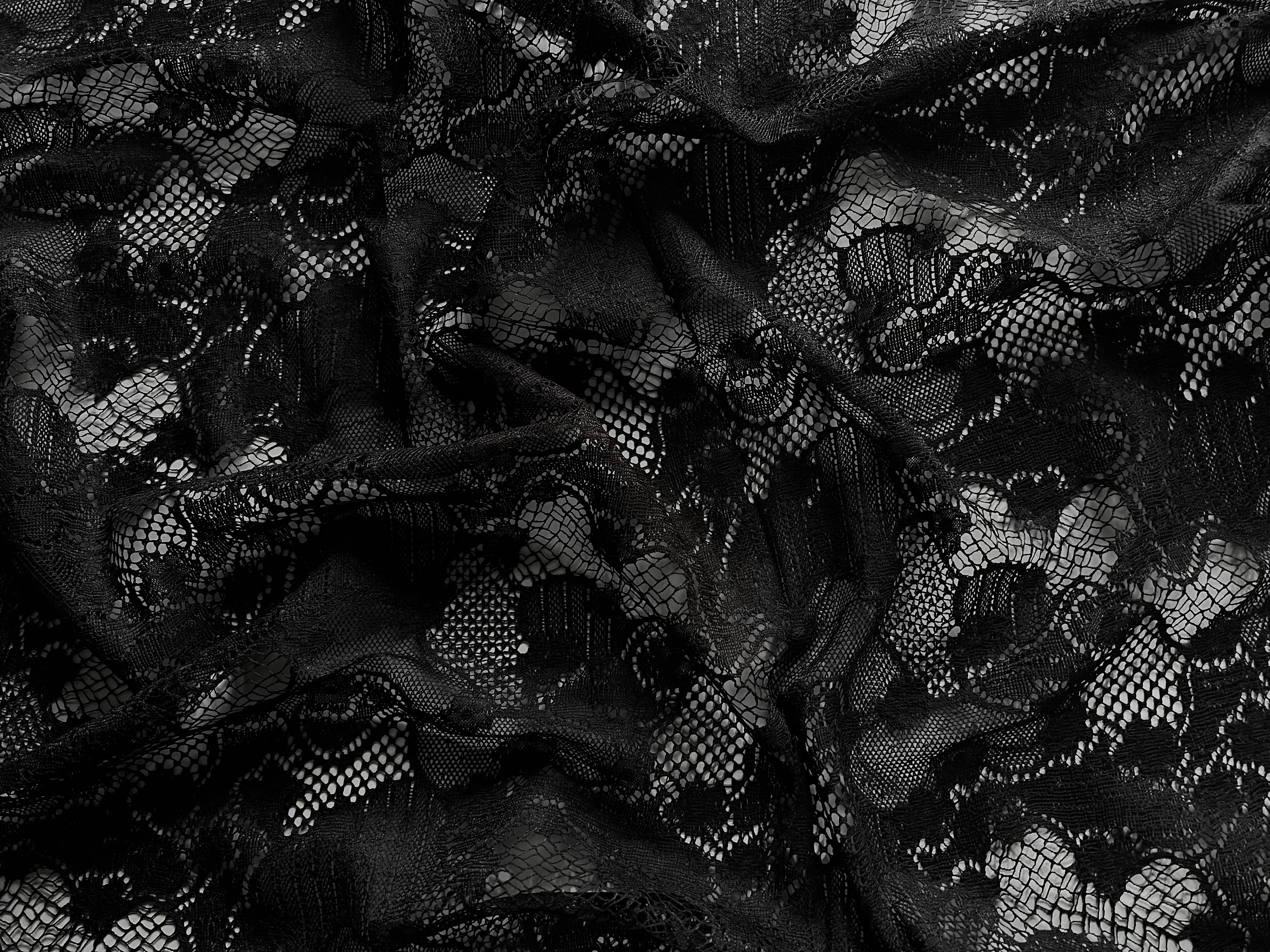 DENTELLE A FLEUR NOIR - My Little Coupon