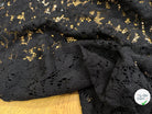 DENTELLE CHARMILLE LAINE STRETCH NOIR ULTRA BELLE - My Little Coupon