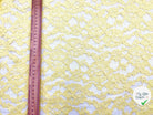 DENTELLE FLORALE JAUNE CITRON - My Little Coupon - tissu - coudre