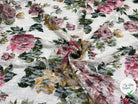 DENTELLE IMPRIMÉ BOUQUET ROMANTIQUE - My Little Coupon - tissu - coudre