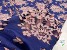 DENTELLE LACE NAVY AND CREAM MSO