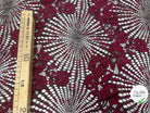 DENTELLE NOIR ET BURGUNDY CAMÉLIA LADY - My Little Coupon - tissu - coudre