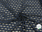 DENTELLE ROYAL ET NOIR STRETCH - My Little Coupon - tissu - coudre