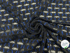 DENTELLE ROYAL ET NOIR STRETCH - My Little Coupon - tissu - coudre
