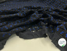 DENTELLE ROYAL ET NOIR STRETCH - My Little Coupon - tissu - coudre