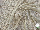 DENTELLE STRETCH MOTIFS GÉOMÉTRIQUES 80% COTON ÉCRU - My Little Coupon