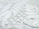 DENTELLE VELOURS BLANC PALERME - My Little Coupon - tissu - coudre