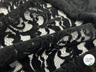 DENTELLE VELOURS NOIR PALERME - My Little Coupon - tissu - coudre