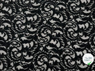 DENTELLE VELOURS NOIR PALERME - My Little Coupon - tissu - coudre