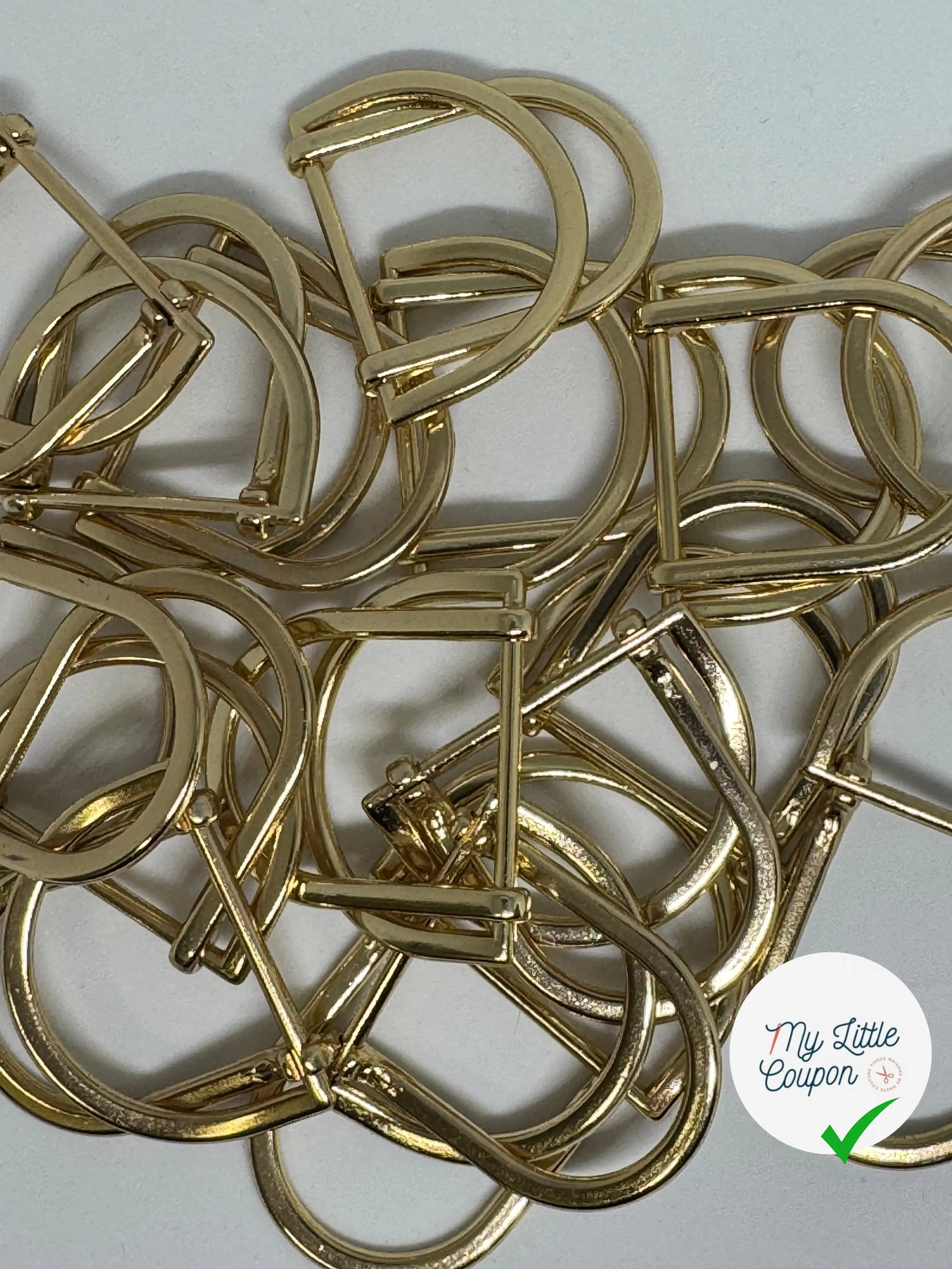 DOUBLE BOUCLE CEINTURE DOREE - My Little Coupon
