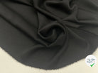 DOUBLE CRÊPE PRESTIGE FLUIDE NOIR - My Little Coupon - tissu - coudre