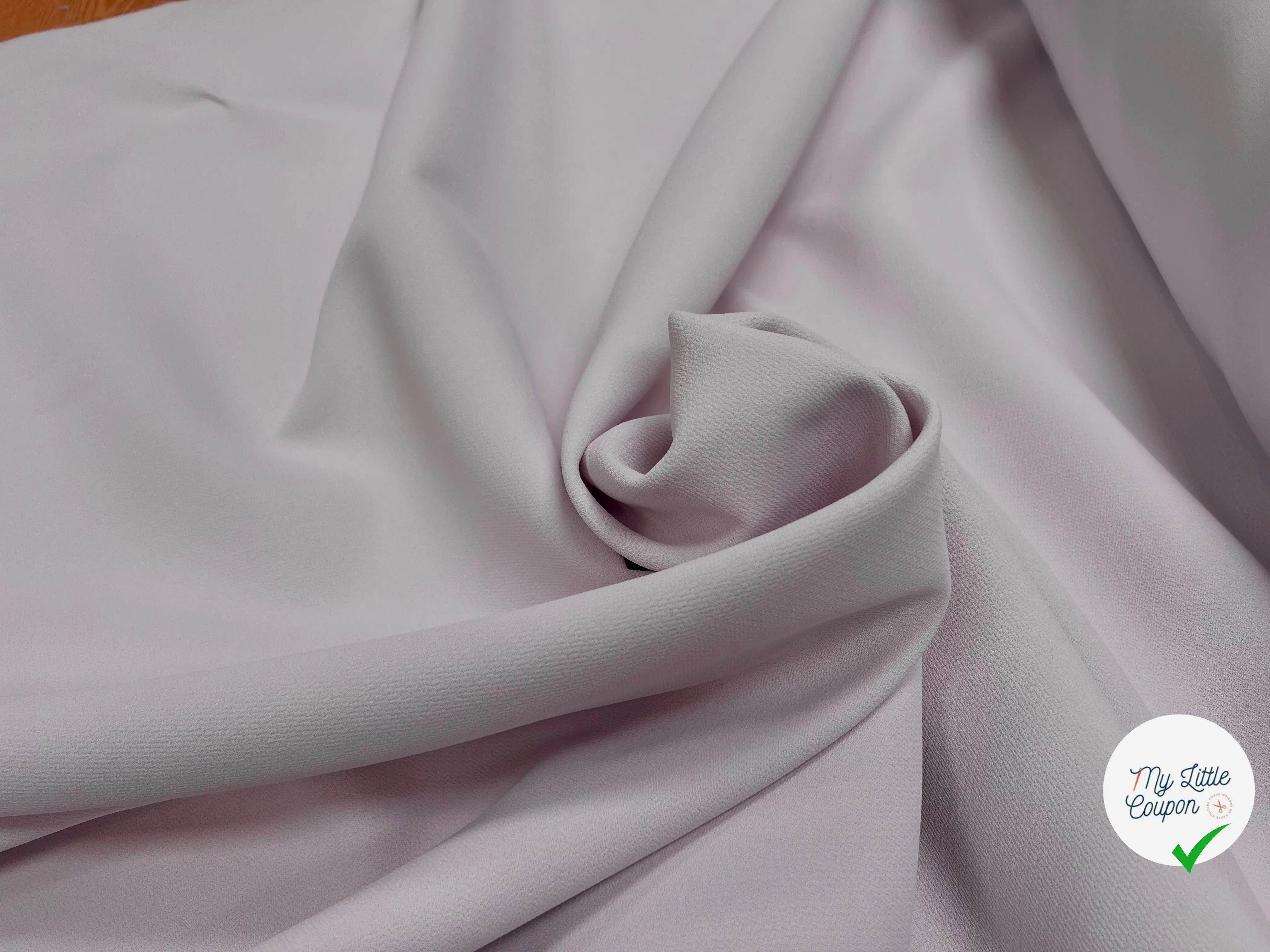 DOUBLE ETOFFE CREPE SUBLIME TENUE PERLE DE ROSE - My Little Coupon