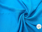 DOUBLE GAZE BLEU TURQUOISE - My Little Coupon - tissu - coudre