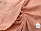 DOUBLE GAZE COTON SAUMON - My Little Coupon - tissu - coudre