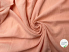 DOUBLE GAZE COTON SAUMON - My Little Coupon - tissu - coudre