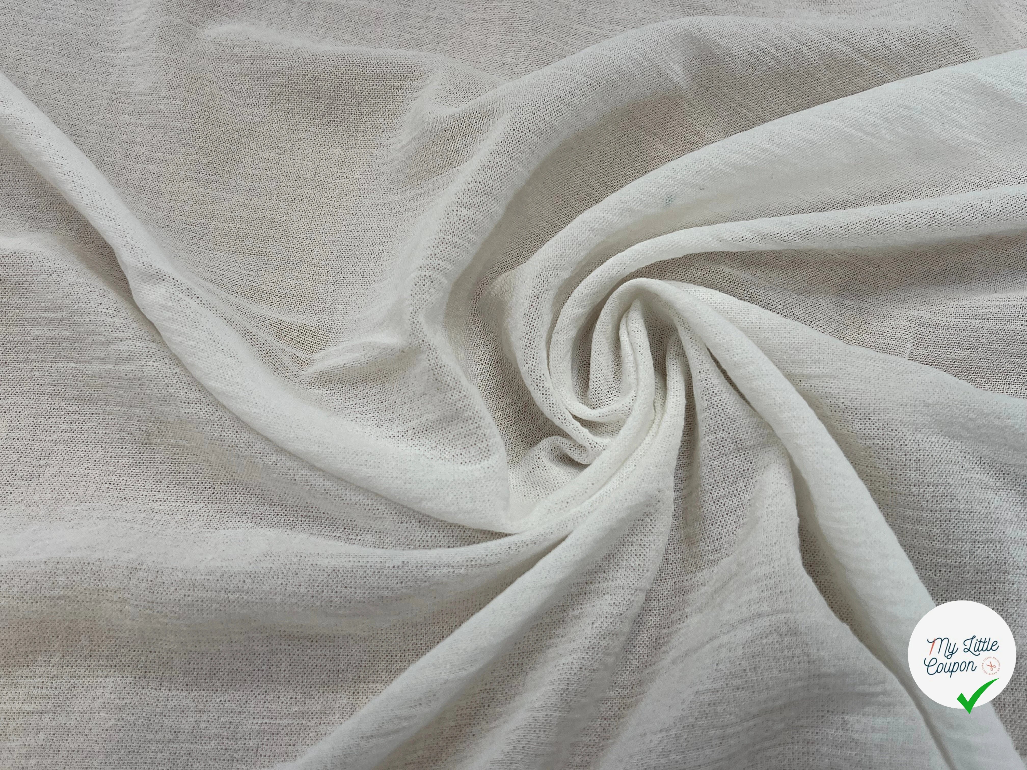 DOUBLE GAZE COUTURE ÉCRU 110CM - My Little Coupon
