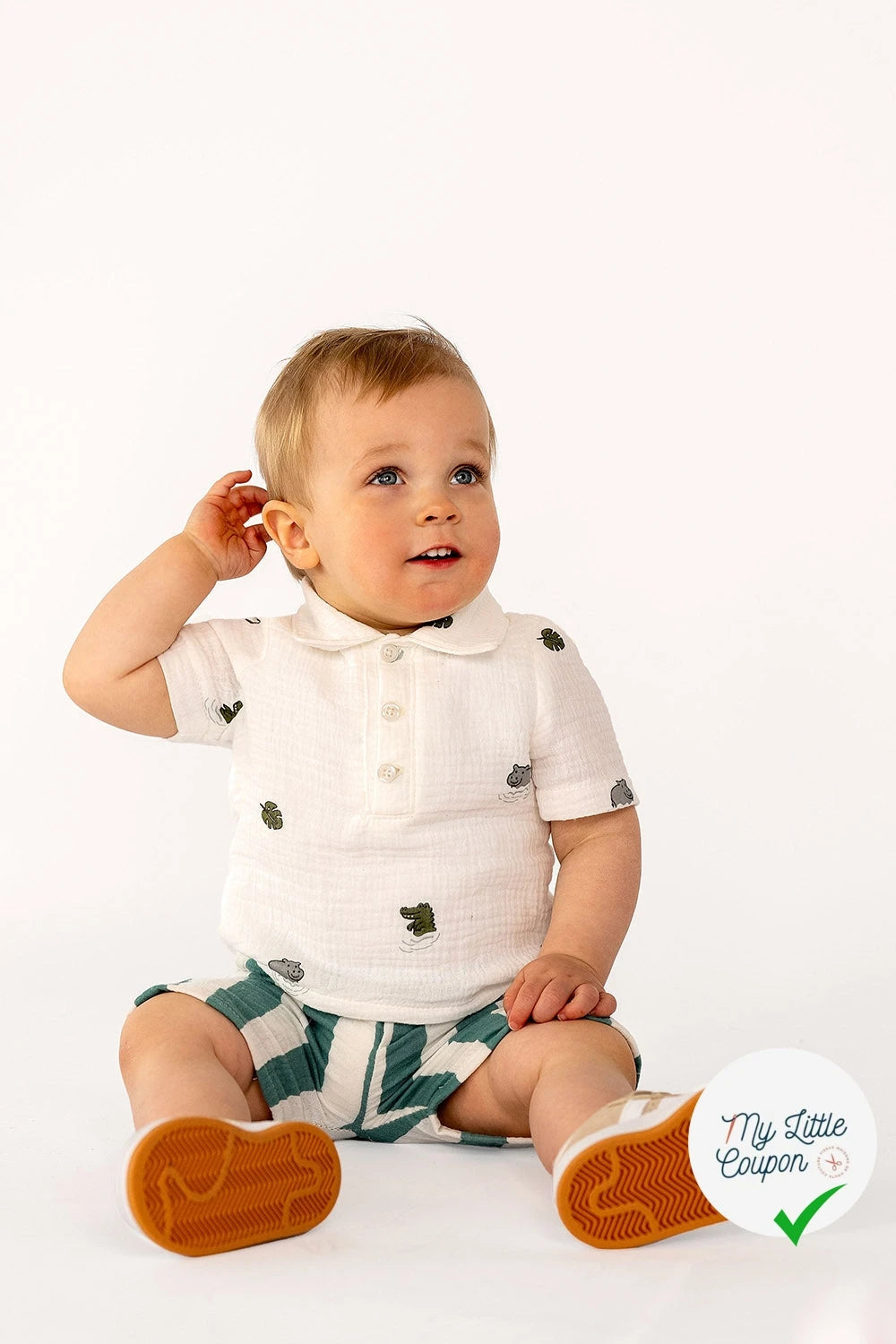 DOUBLE GAZE DE COTON ANIMALS - My Little Coupon