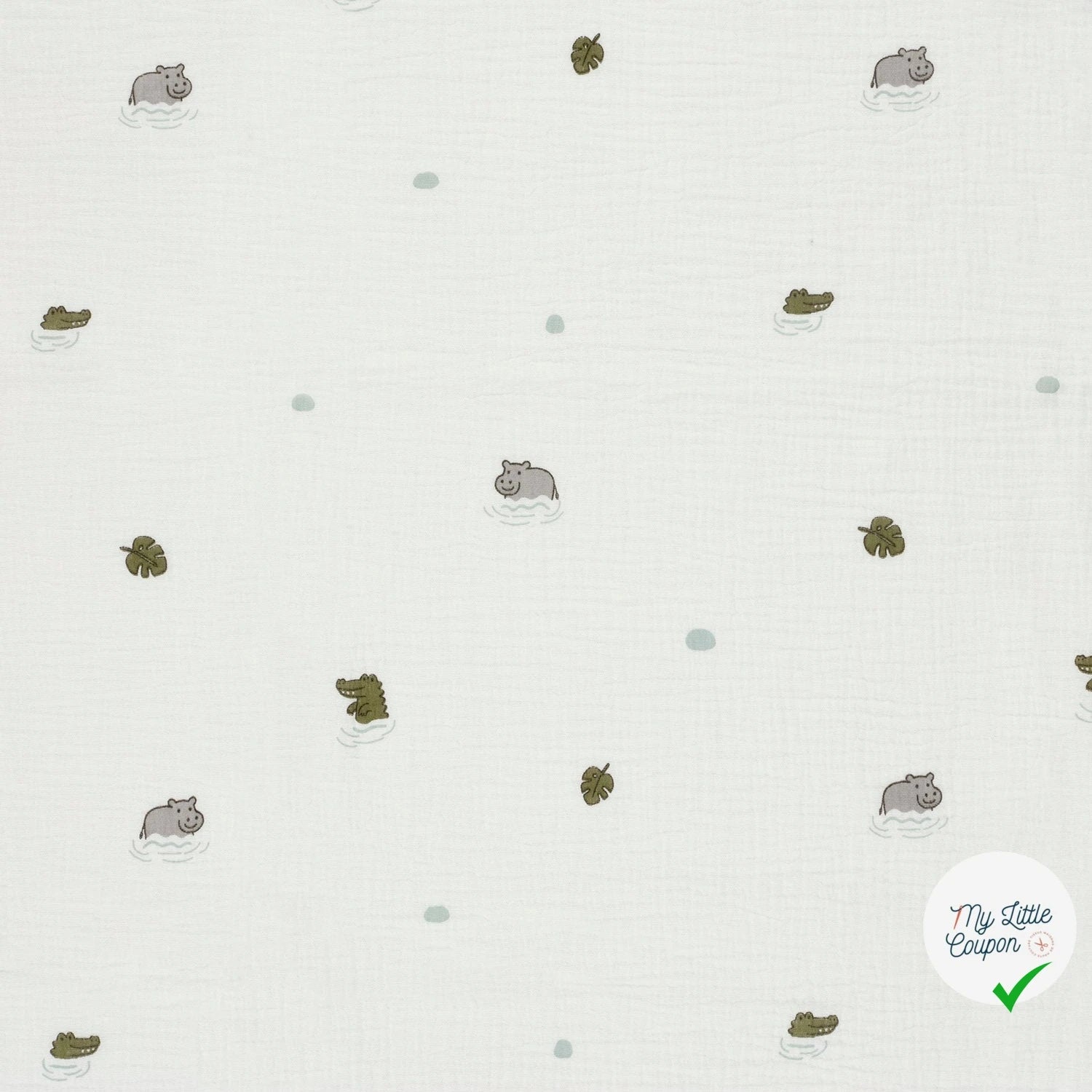 DOUBLE GAZE DE COTON ANIMALS - My Little Coupon