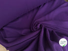 DOUBLE GAZE DE COTON AUBERGINE MLC INTERN