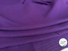 DOUBLE GAZE DE COTON AUBERGINE MLC INTERN