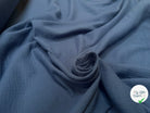 DOUBLE GAZE DE COTON BLEU PÉTROLE - My Little Coupon