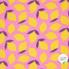 DOUBLE GAZE DE COTON CITRONS ROSE - My Little Coupon