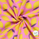 DOUBLE GAZE DE COTON CITRONS ROSE - My Little Coupon