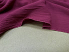 DOUBLE GAZE DE COTON LIE DE VIN - My Little Coupon