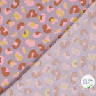 DOUBLE GAZE DE COTON PANTHÈRE LILAS - My Little Coupon