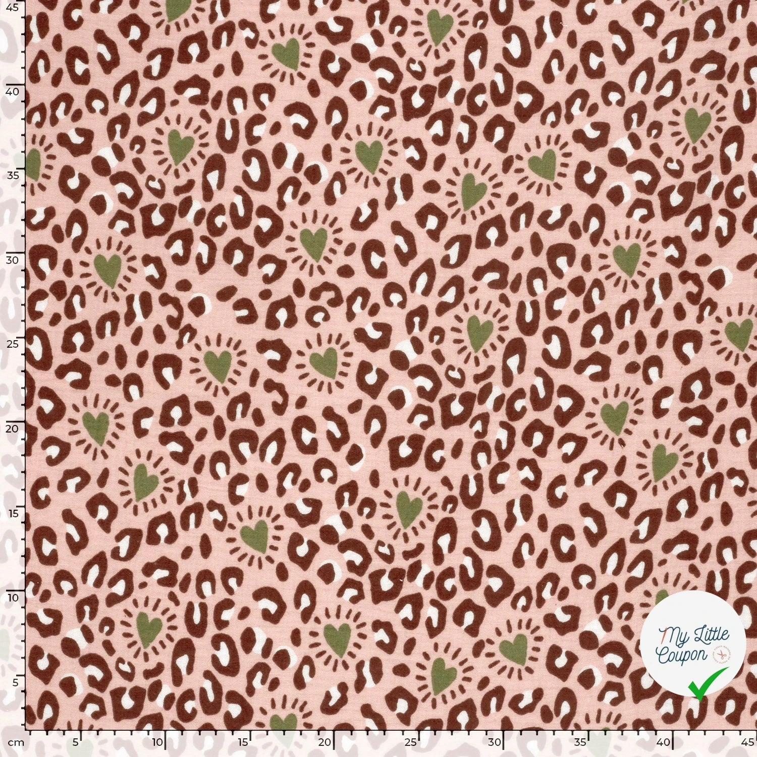 DOUBLE GAZE DE COTON PANTHÈRE ROSE CLAIR - My Little Coupon