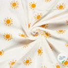 DOUBLE GAZE DE COTON SOLEILS BLANC CASSÉ - My Little Coupon