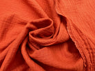 DOUBLE GAZE DE COTON TERRACOTTA MLC INTERN
