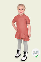 DOUBLE GAZE DE COTON UNIE BOIS DE ROSE - My Little Coupon
