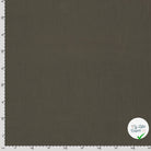 Double gaze de coton unie gris kaki