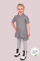 DOUBLE GAZE DE COTON UNIE GRIS TAUPE - My Little Coupon